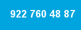 922 760 48 87 922 760 48 87